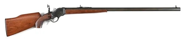 (A) CUSTOM WINCHESTER HIGH WALL FALLING BLOCK RIFLE IN .32-40.