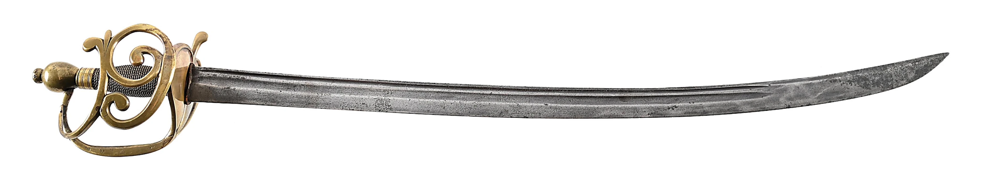 FRENCH AND INDIAN WAR FRENCH OFFICER'S SABER.