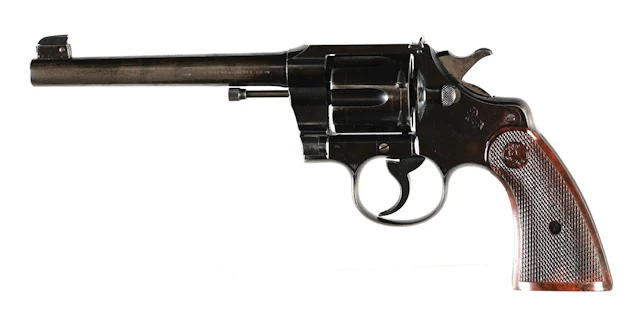 (C) COLT 2ND ISSUE OFFICER'S MODEL FLAT TOP TARGET DOUBLE ACTION REVOLVER.