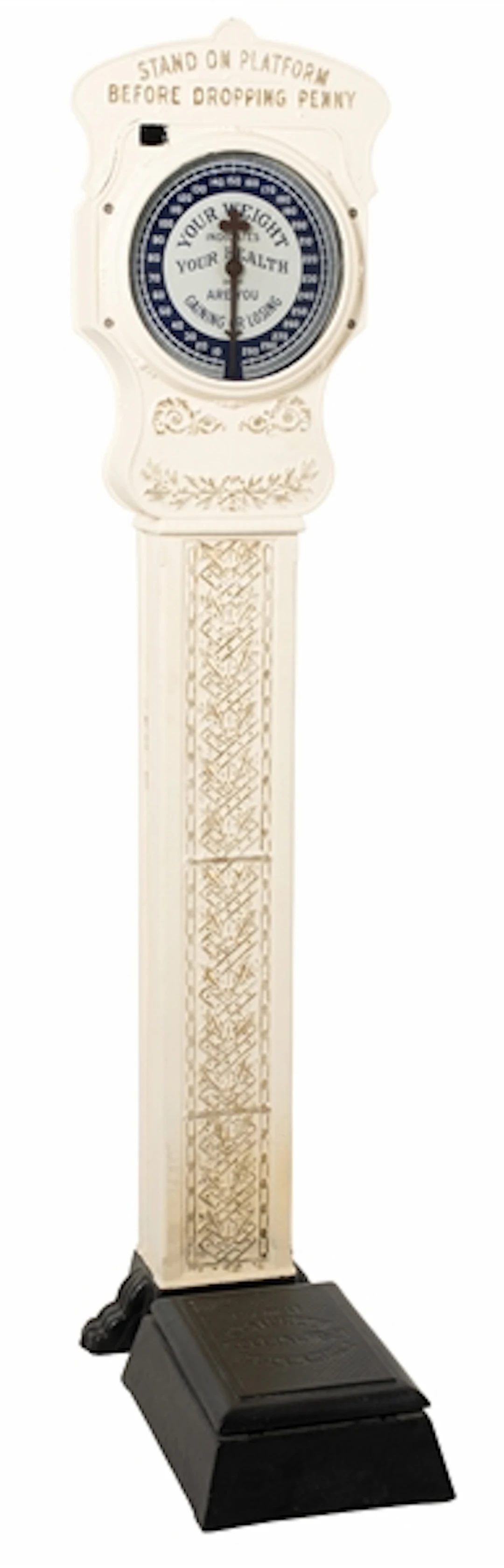 1¢ NATIONAL NOVELTY PENNY SIDEWALK SCALE