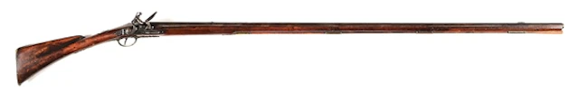 (A) EARLY NEW ENGLAND FLINTLOCK FOWLER SIGNED JOHNSON.