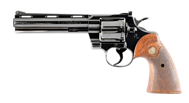 (C) COLT PYTHON DOUBLE ACTION REVOLVER.