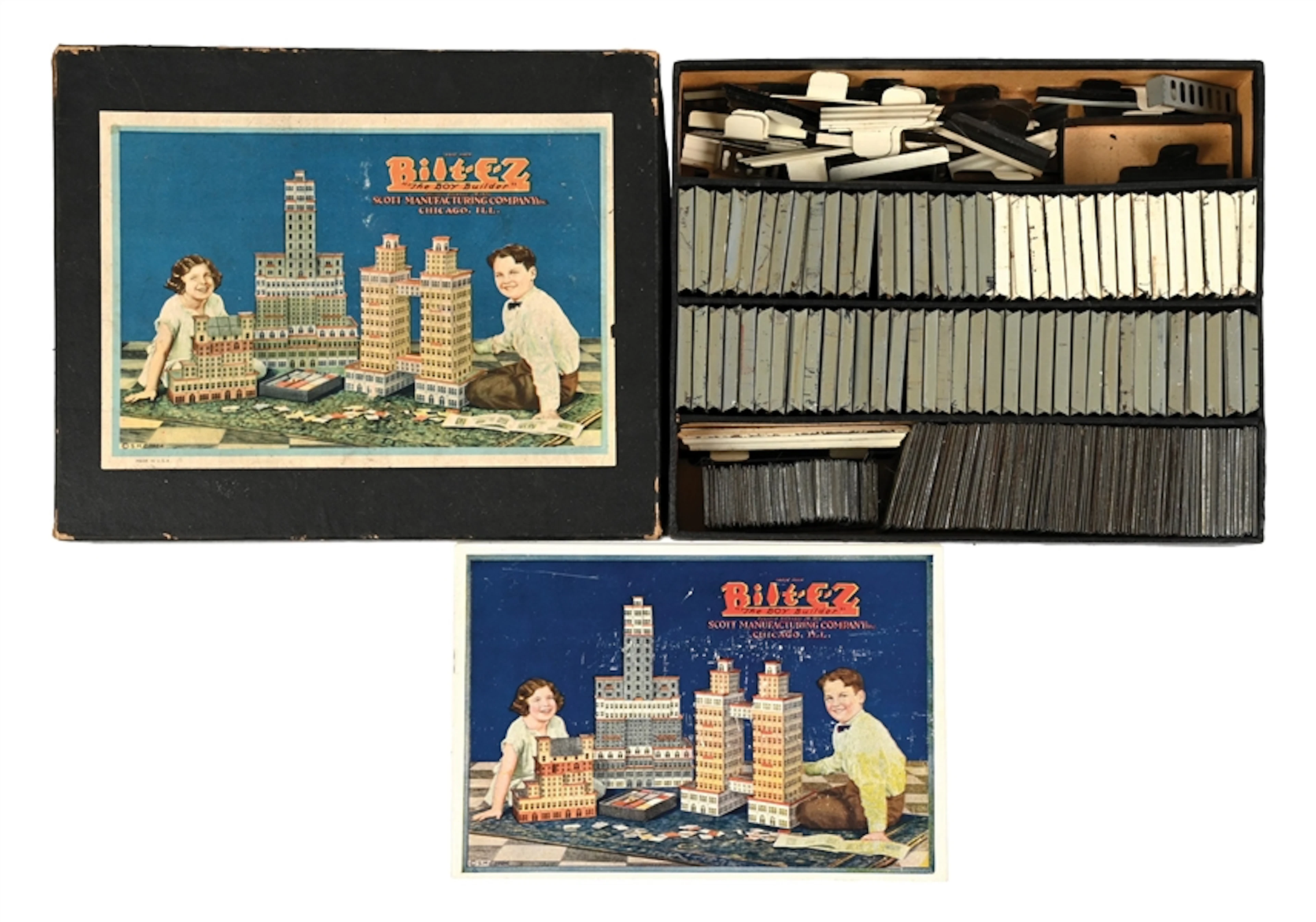 SCOTT MANUFACTURING CO. BUILT-EZ “THE BOY BUILDER” ARCHITECTURAL OUTFIT