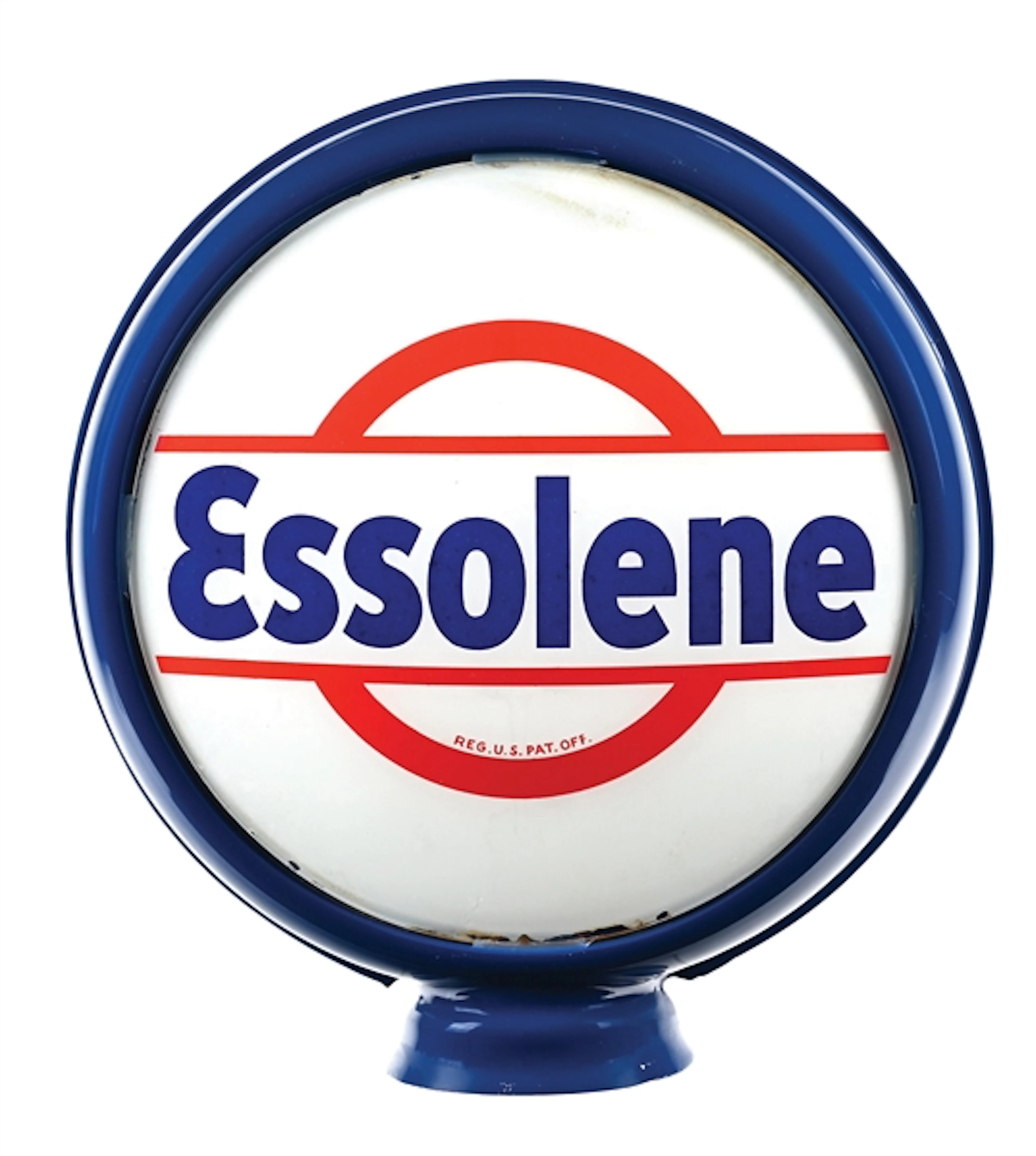 ESSOLENE GASOLINE SINGLE 15" GLOBE LENS ON HIGH PROFILE BODY