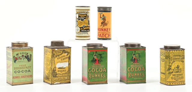 COLLECTION OF 7: VINTAGE COUNTRY STORE TINS