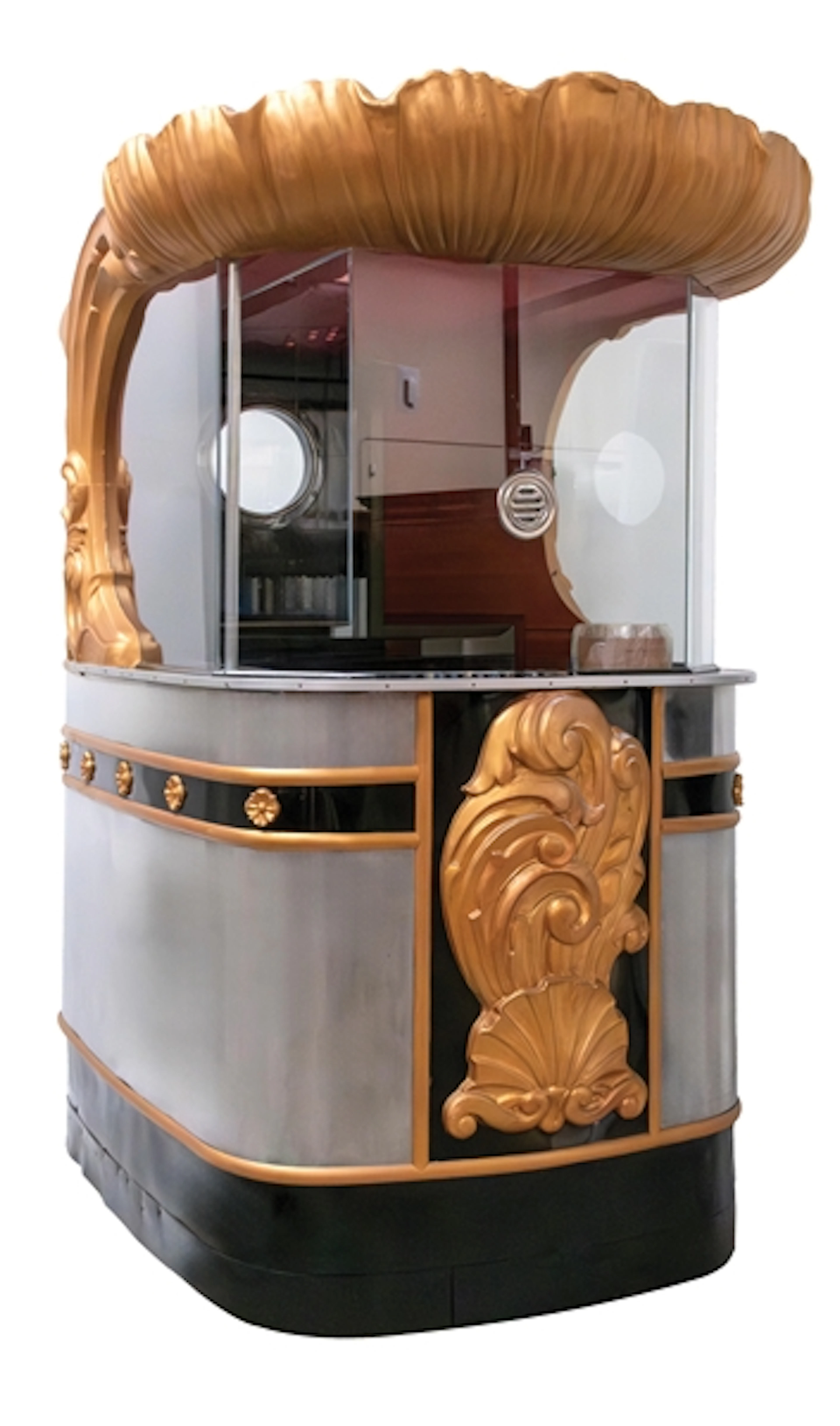 RARE ART DECO THEATER TICKET BOOTH