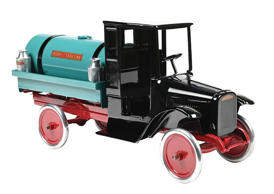 BUDDY "L" TANK LINE PRESSED STEEL TANKER TRUCK