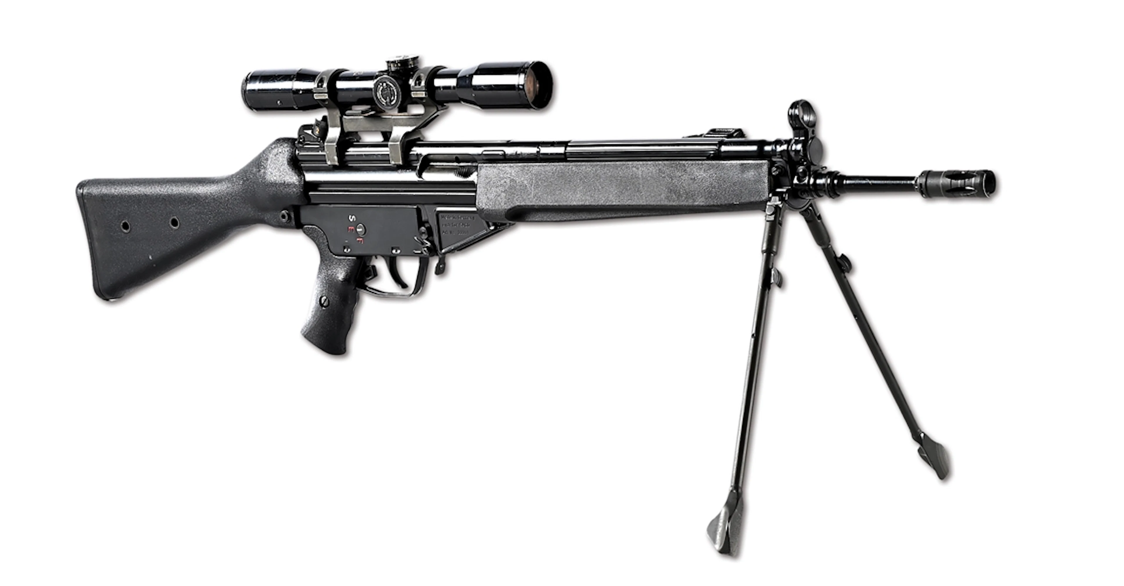 (N) FACTORY ORIGINAL HECKLER AND KOCH HK-33 MACHINE GUN FROM COLLECTION