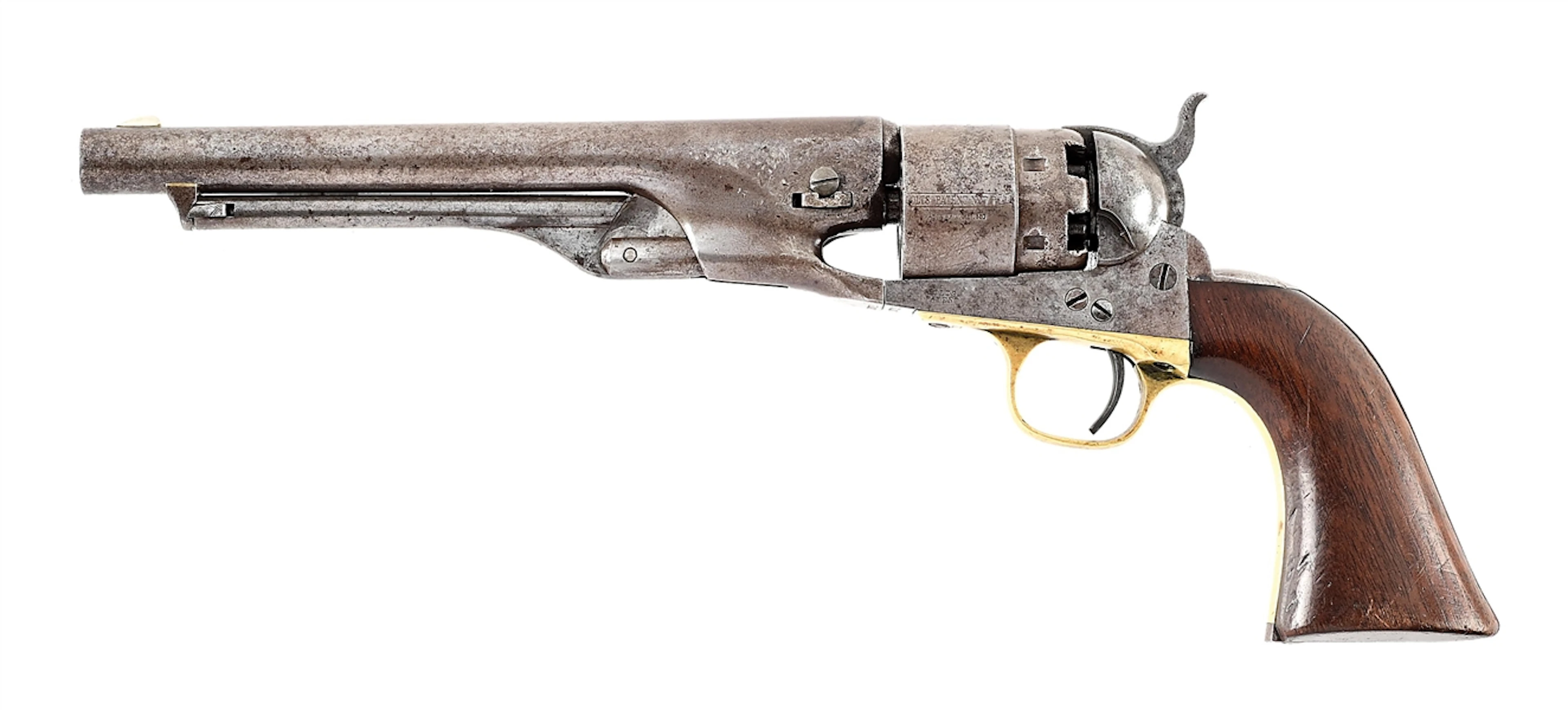(A) MARTIALLY MARKED COLT US MODEL 1860 ARMY PERCUSSION REVOLVER