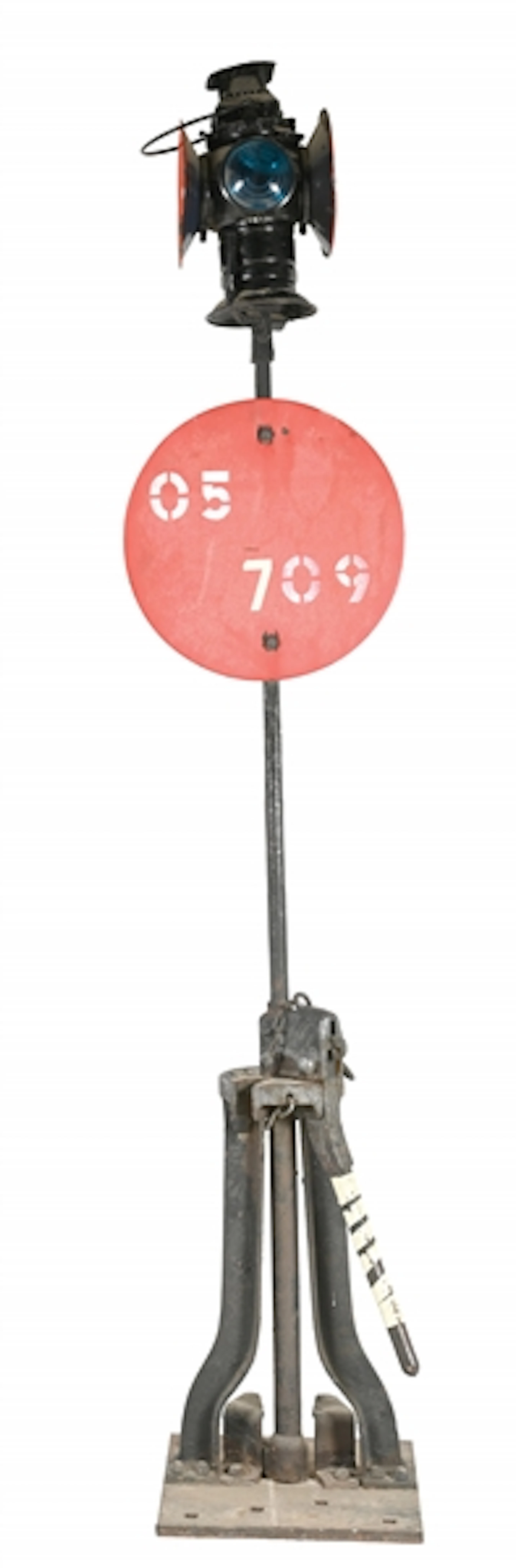 RAILROAD SWITCH STAND W/ LAMP