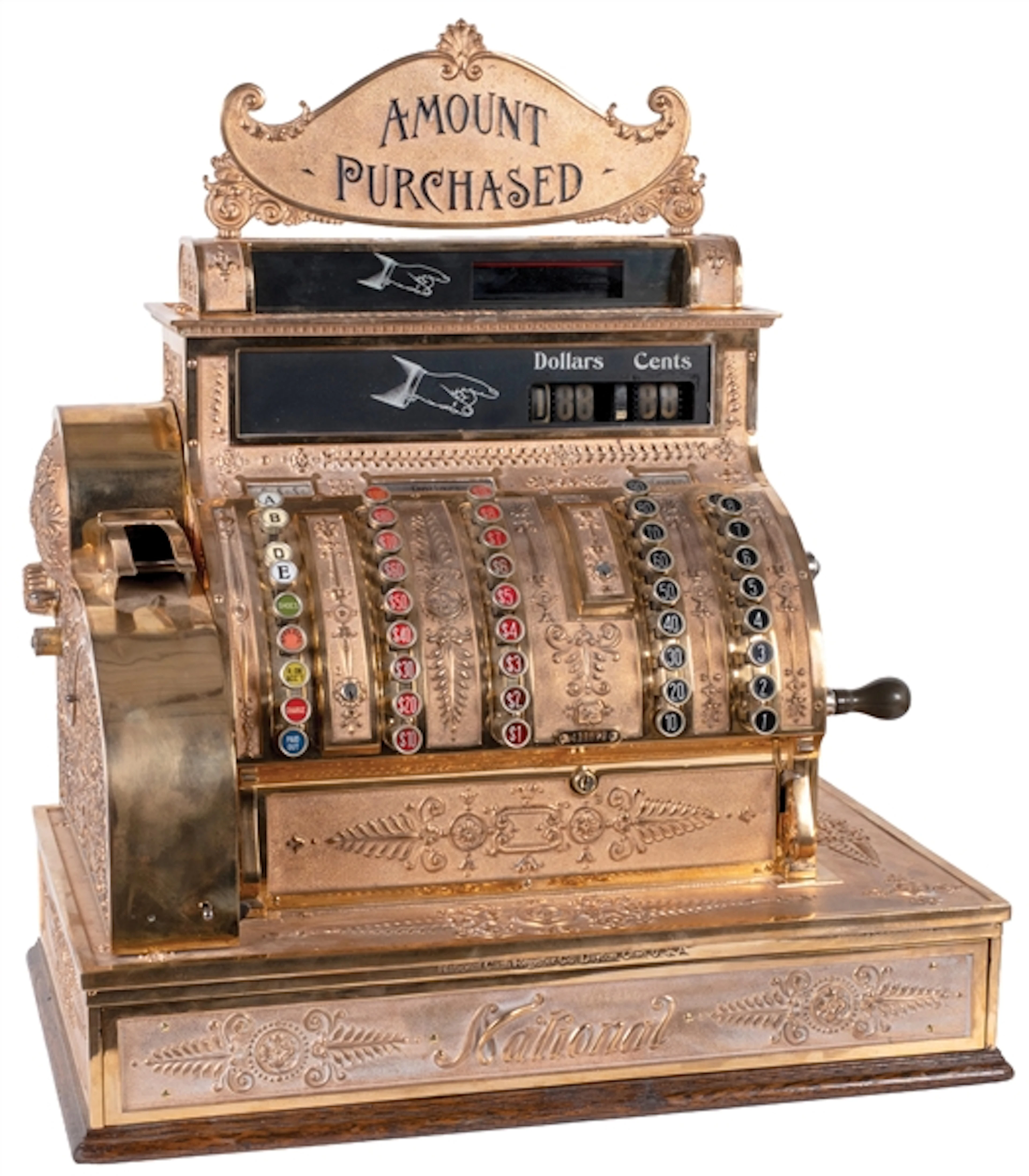 NATIONAL CASH REGISTER MODEL 95 SERIAL NO. 411879
