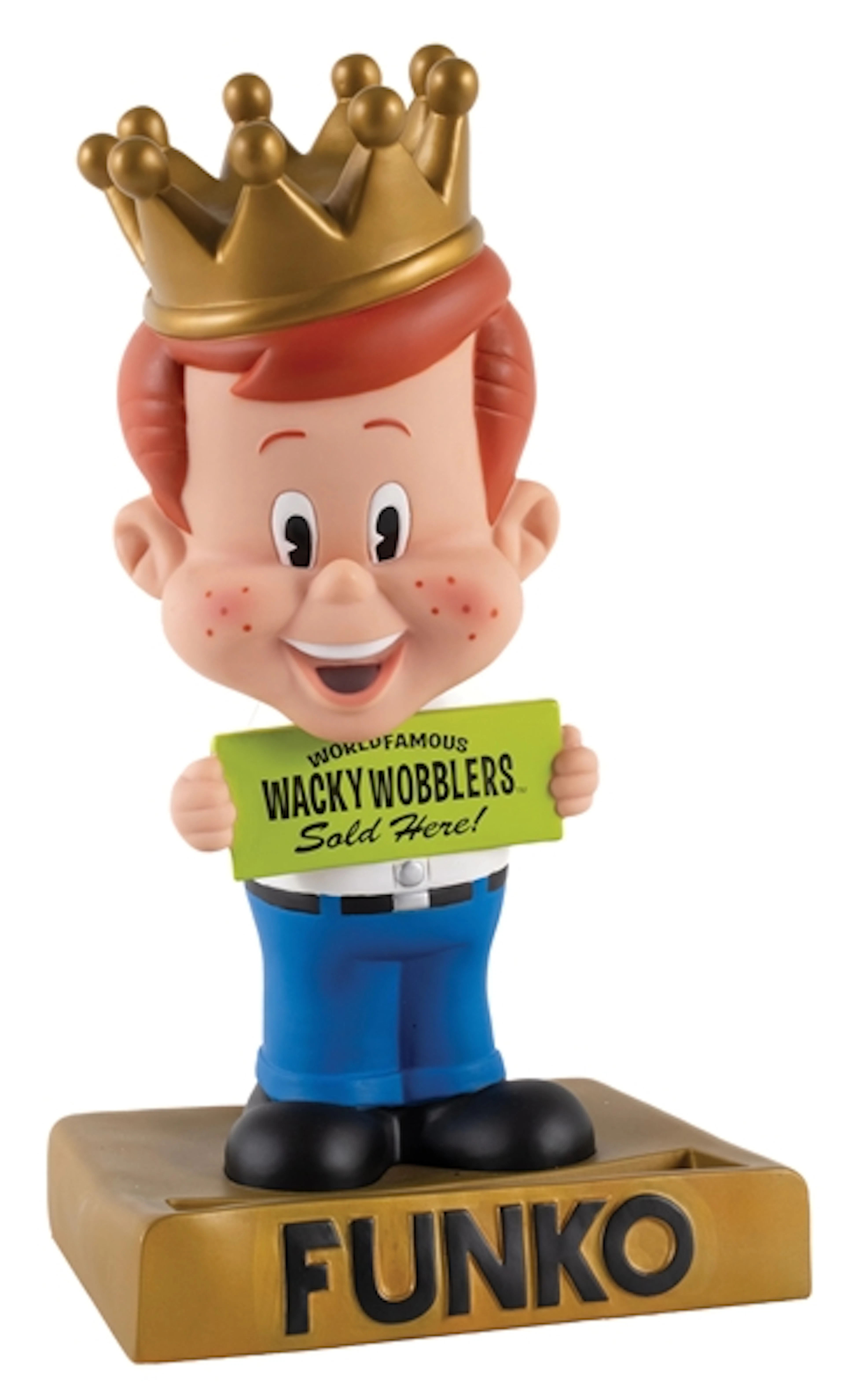 HARD RUBBER FIGURAL DISPLAY FOR WACKY WOBBLERS TOYS