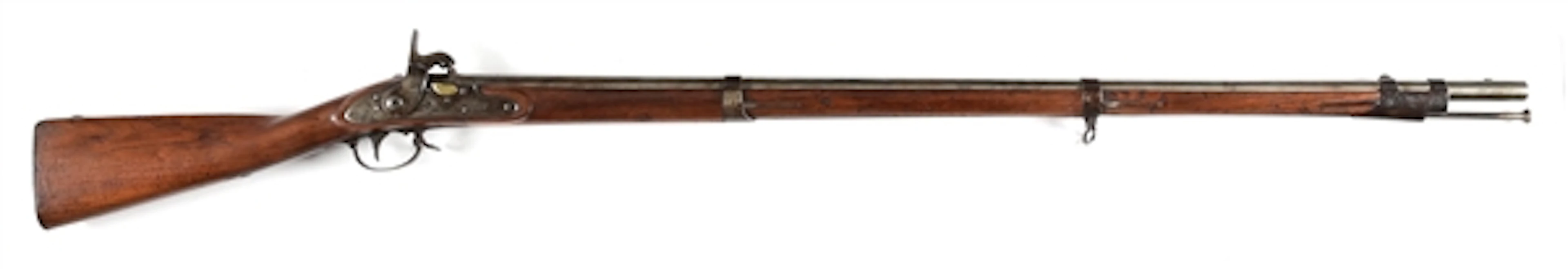 (A) HARPERS FERRY US MODEL 1816 PERCUSSION CONVERTED MUSKET