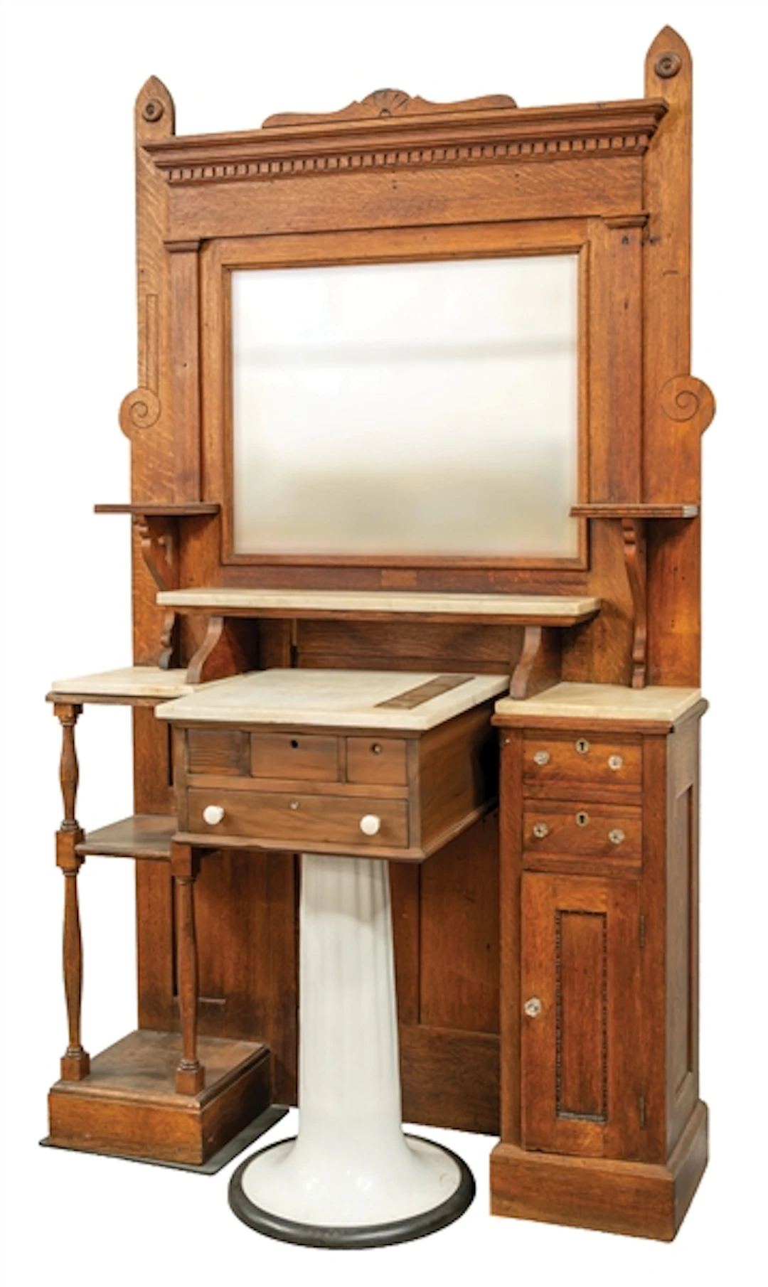 WOODEN BAR WITH CASH DRAWER