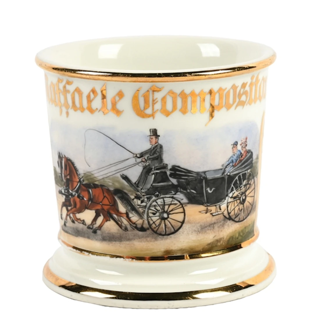 CARRIAGE DRIVER'S SHAVING MUG