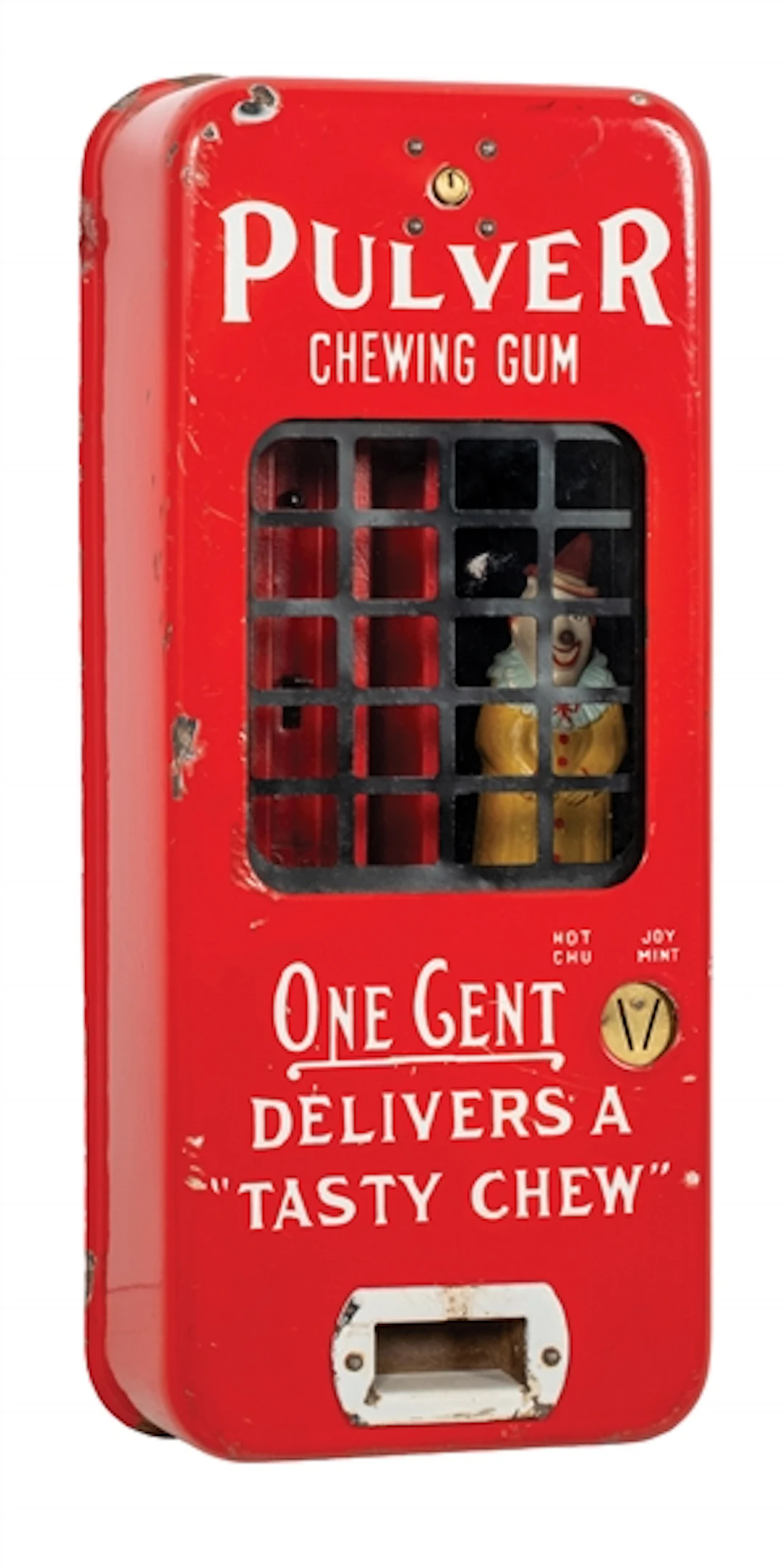 1¢ PULLVER RED VENDING MACHINE #4