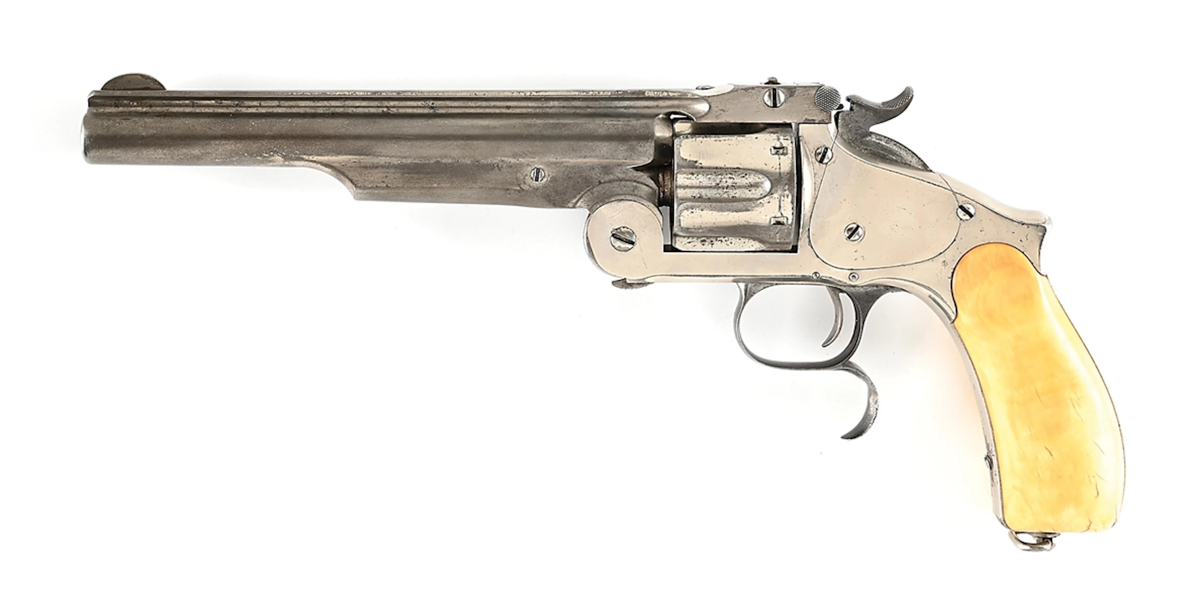 (A) SMITH & WESSON NO. 3 SECOND MODEL .44 S&W RUSSIAN SINGLE ACTION REVOLVER.