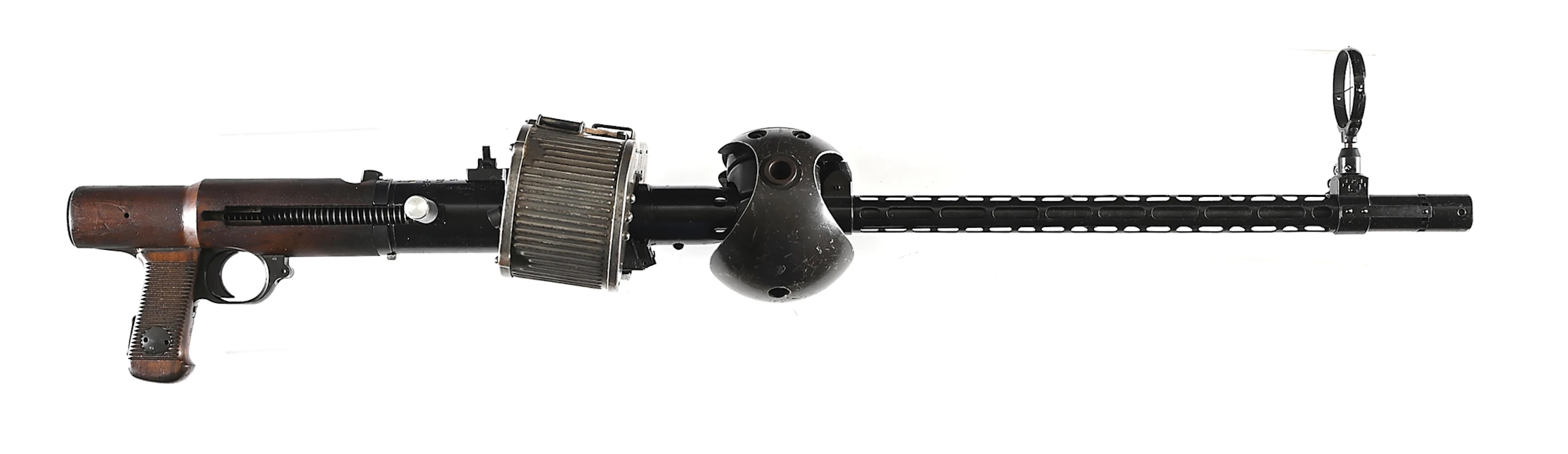 (N) FABULOUS NEAR MINT 1938 DATED GERMAN WWII MG-15 MACHINE GUN WITH