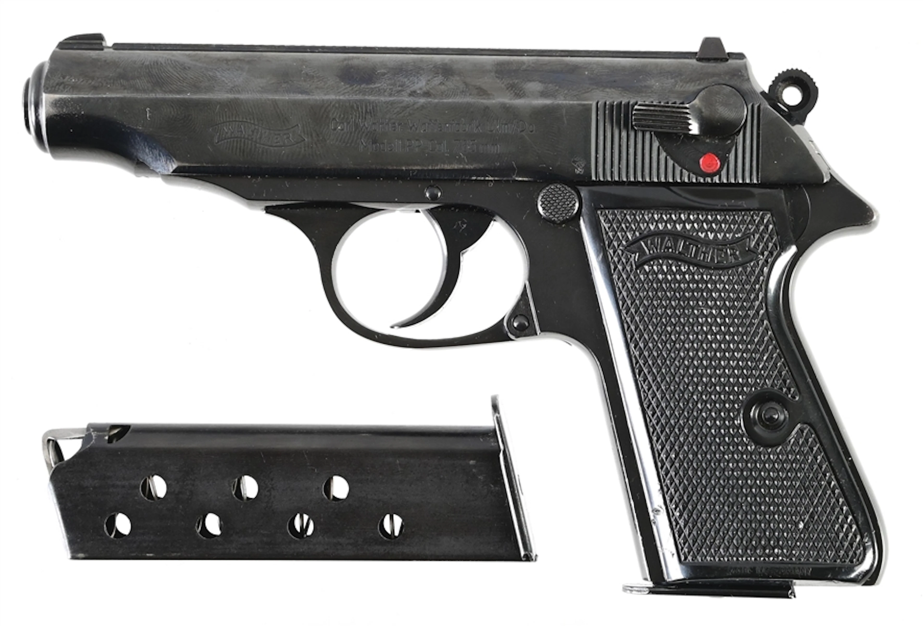 (C) INTERARMS WALTHER PP SEMI-AUTOMATIC PISTOL.
