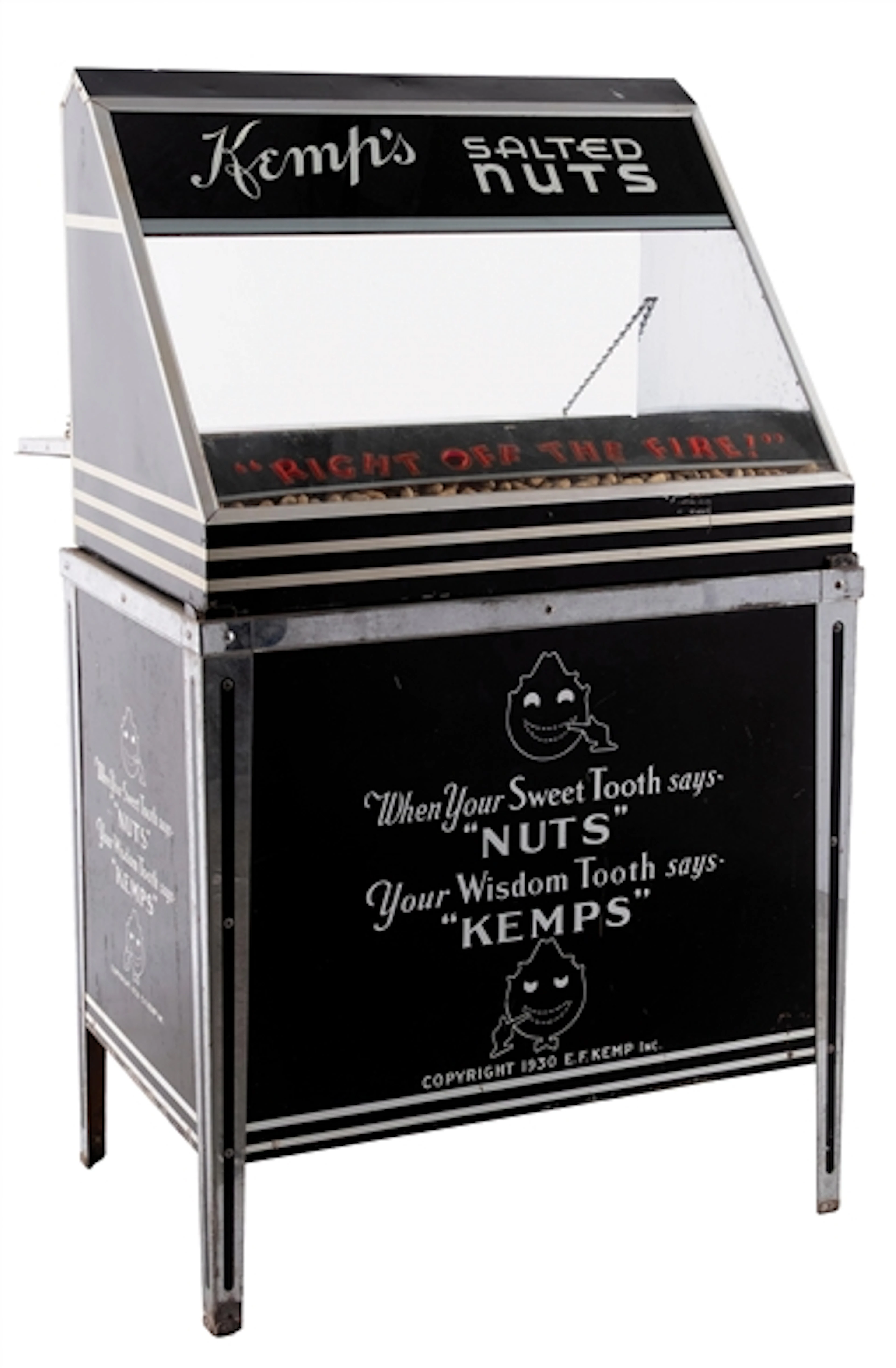 ORIGINAL DEPARTMENT STORE KEMP'S SALTED NUTS DISPLAY