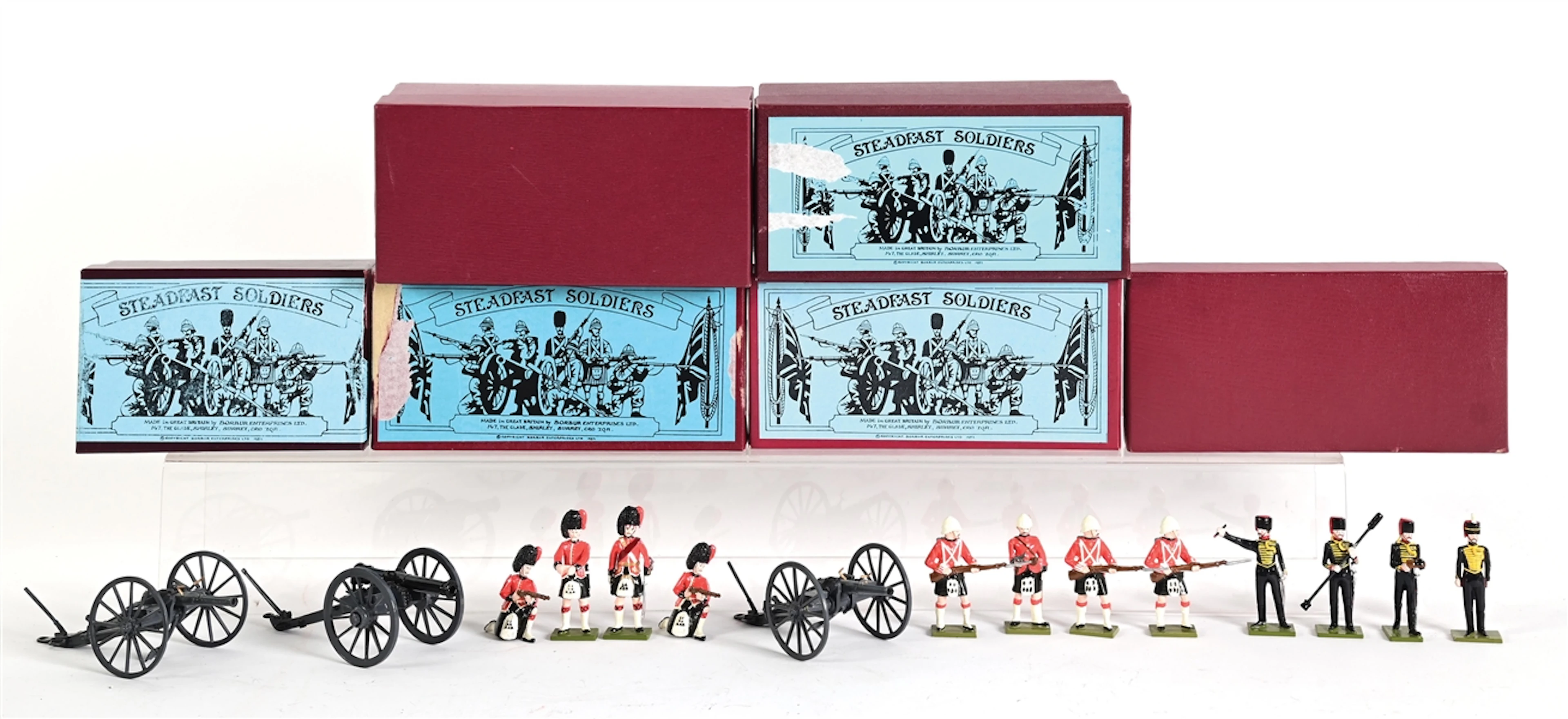 LOT OF 6: STEADFAST TOY SOLDIERS SETS IN BOXES