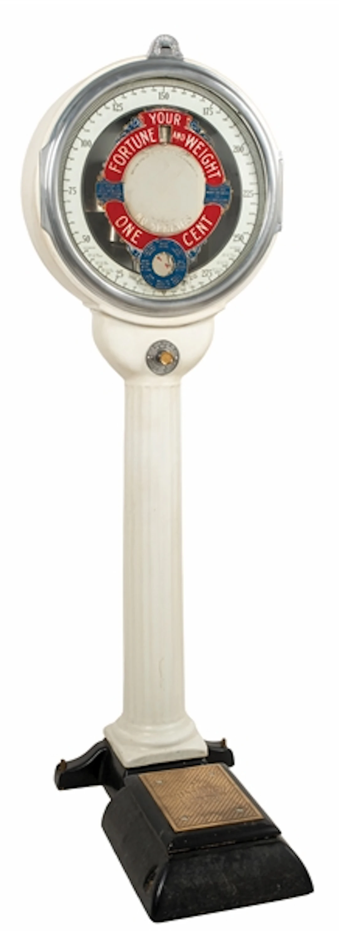 BEAUTIFUL WATLING PRESIDENT PENNY SIDEWALK SCALE