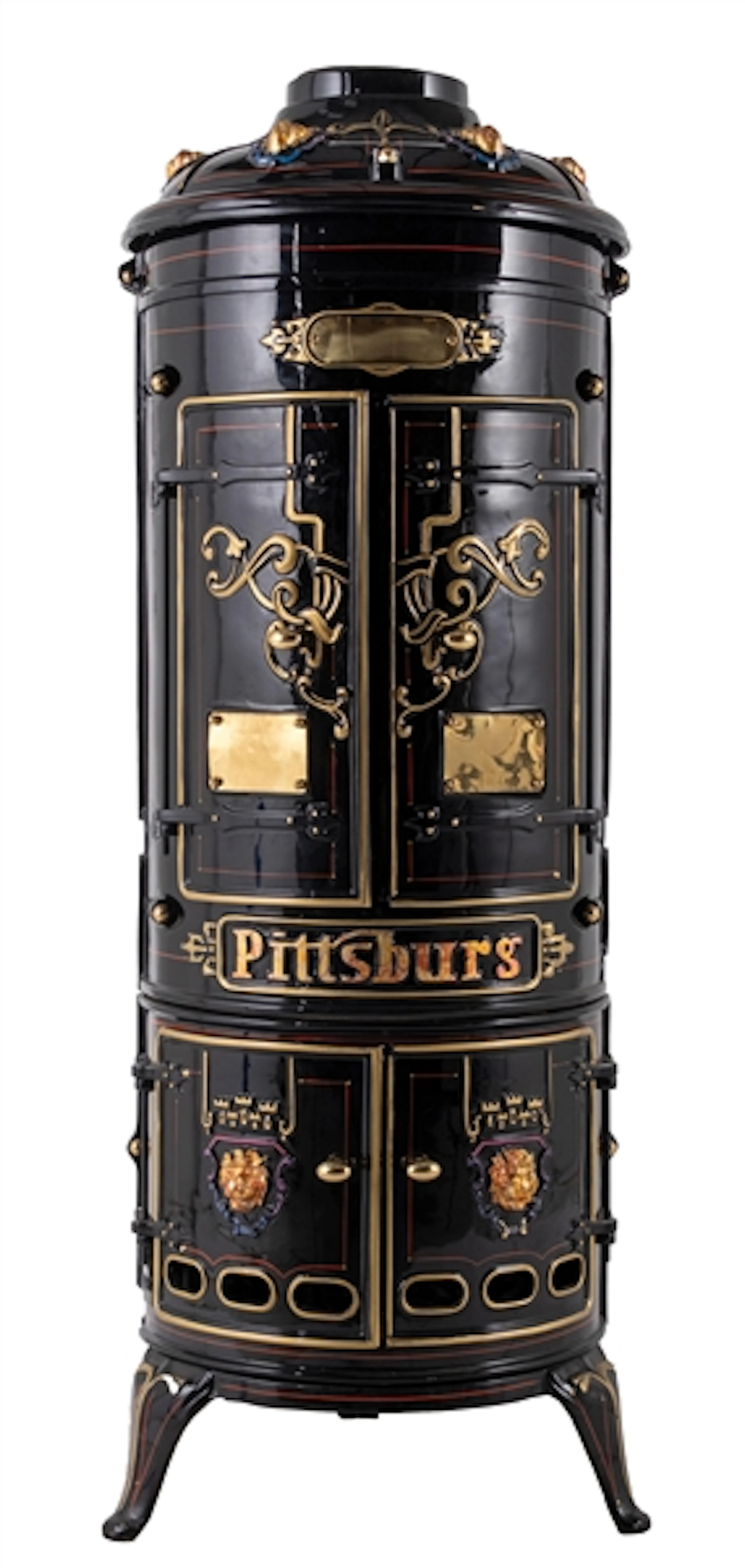 CAST IRON ORNATE "PITTSBURG" BROILER