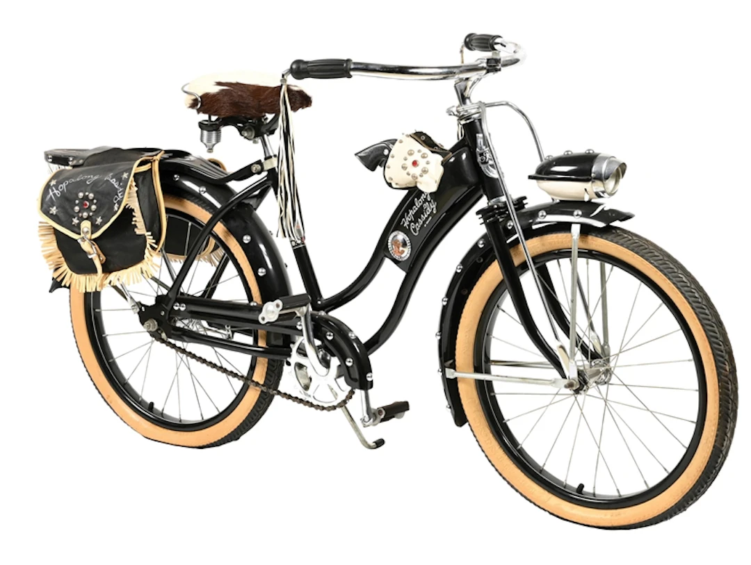 ROLLFAST HOPALONG CASSIDY GIRL'S BICYCLE WITH CAP GUNS