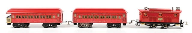 LOT OF 3: AMERICAN FLYER STD-GA. EMPIRE EXPRESS PASSENGER SET