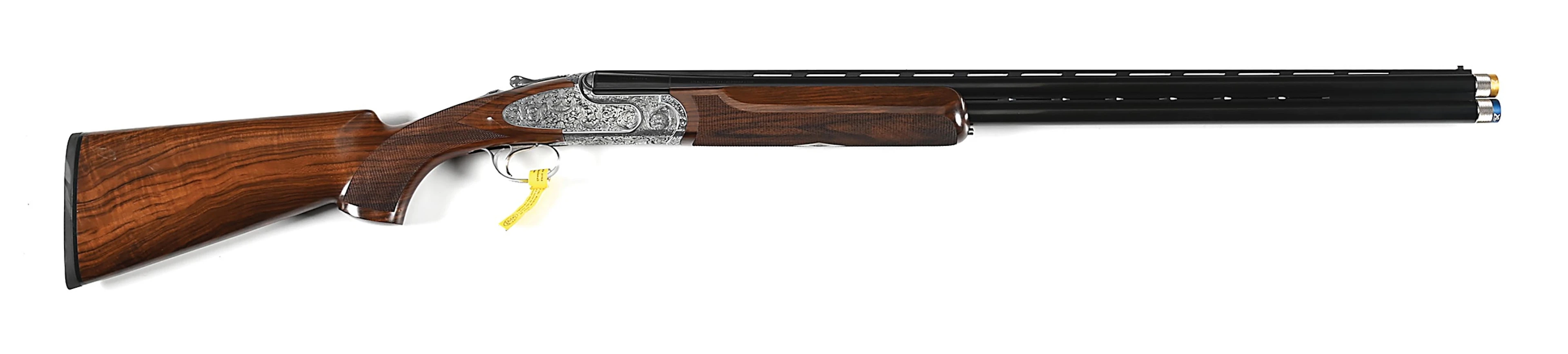 (M) ENGRAVED RIZZINI S2000 12 GAUGE OVER/UNDER SHOTGUN WITH CASE.