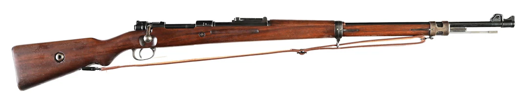 (C) DANZIG G98 MAUSER BOLT ACTION RIFLE.