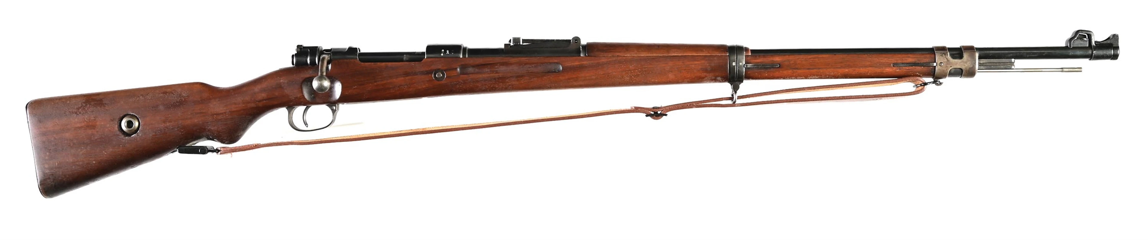 (C) DANZIG G98 MAUSER BOLT ACTION RIFLE.