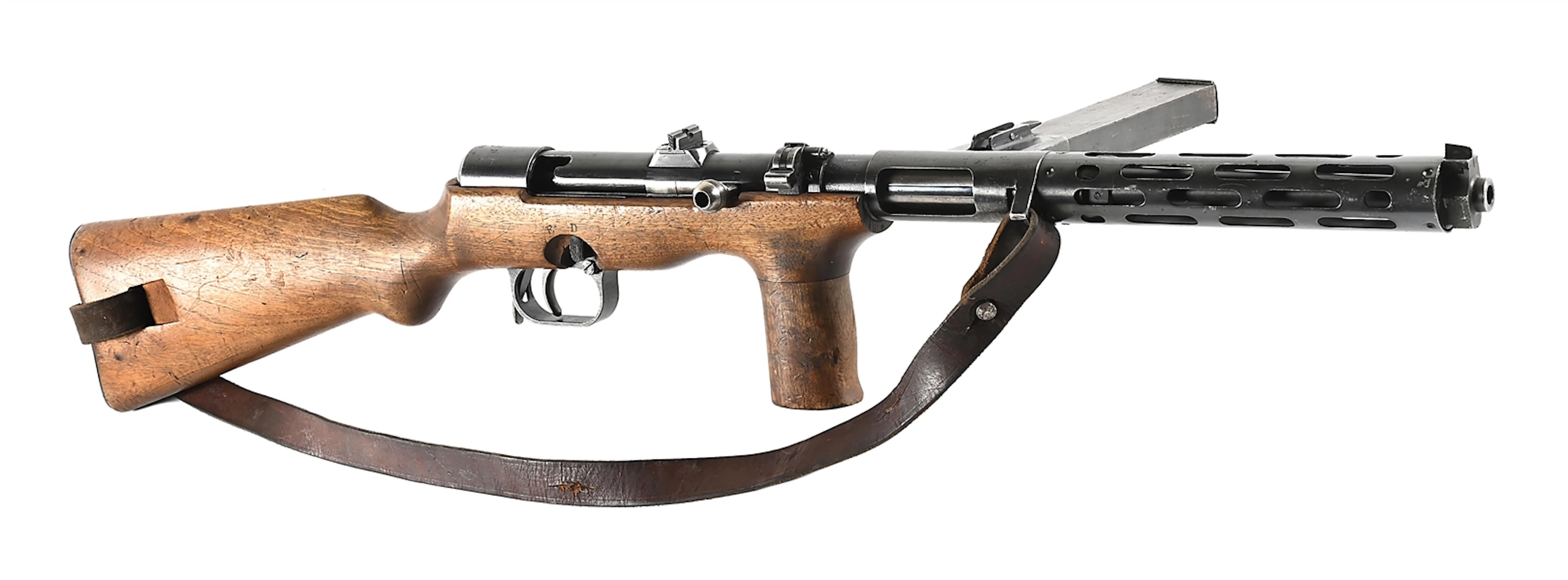 (N) GERMAN ARMY MARKED ORIGINAL GERMAN WW2 ERMA EMP MACHINE GUN (CURIO