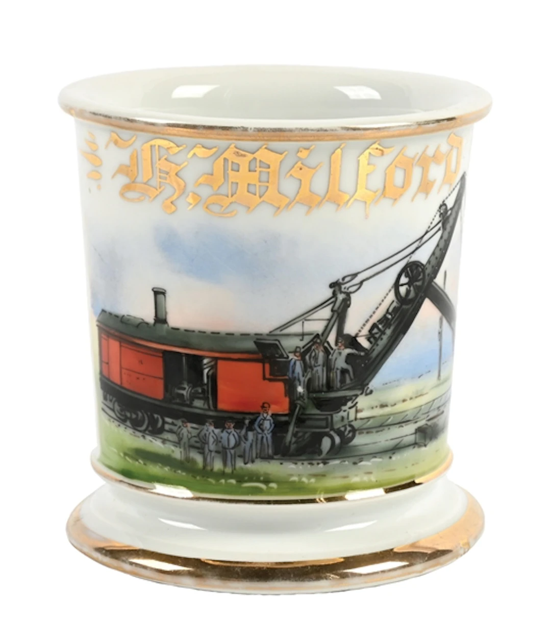 CRANE OPERATOR'S SHAVING MUG