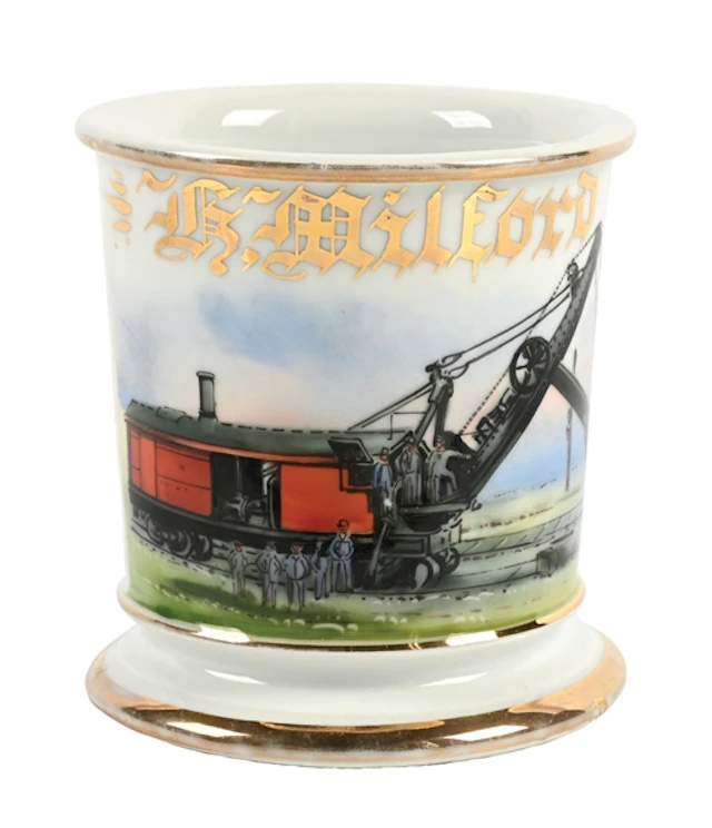 CRANE OPERATOR'S SHAVING MUG