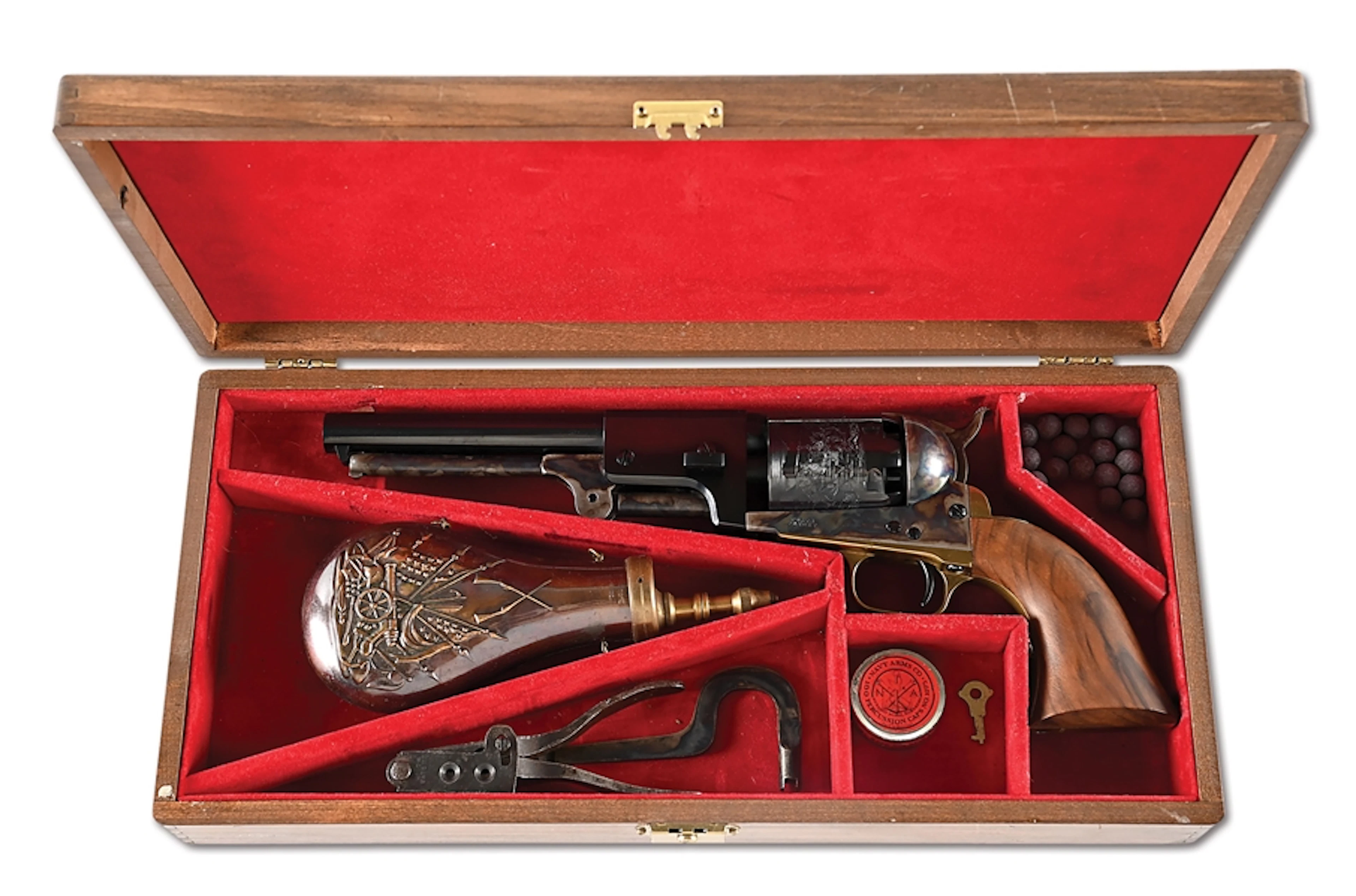(A) CASED 2ND GENERATION COLT 3RD MODEL DRAGOON SINGLE ACTION PERCUSSION