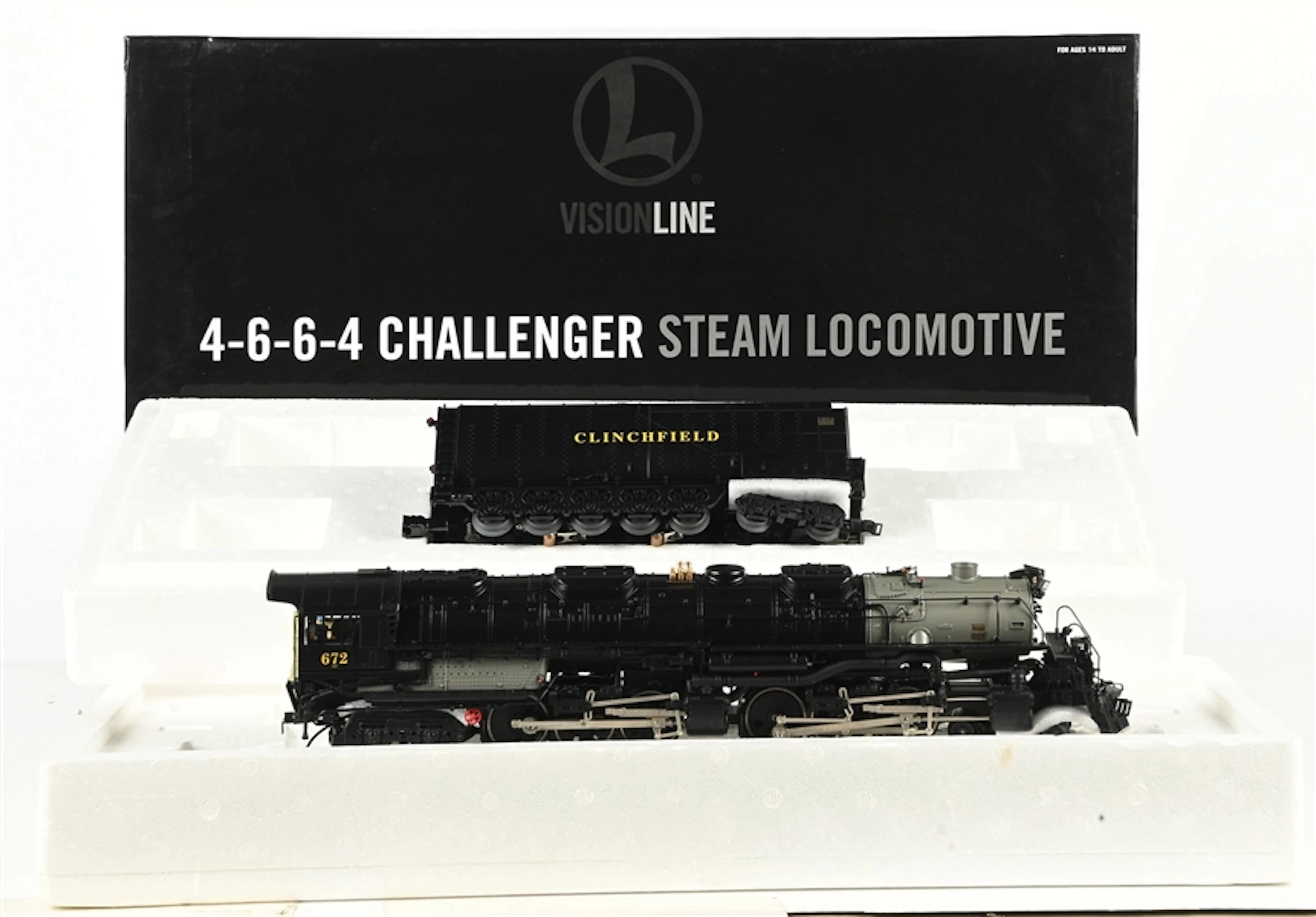 MODERN ERA LIONEL O-GA. NO. 6-11219 VISION LINE CLINCHFIELD 4-6-6-4
