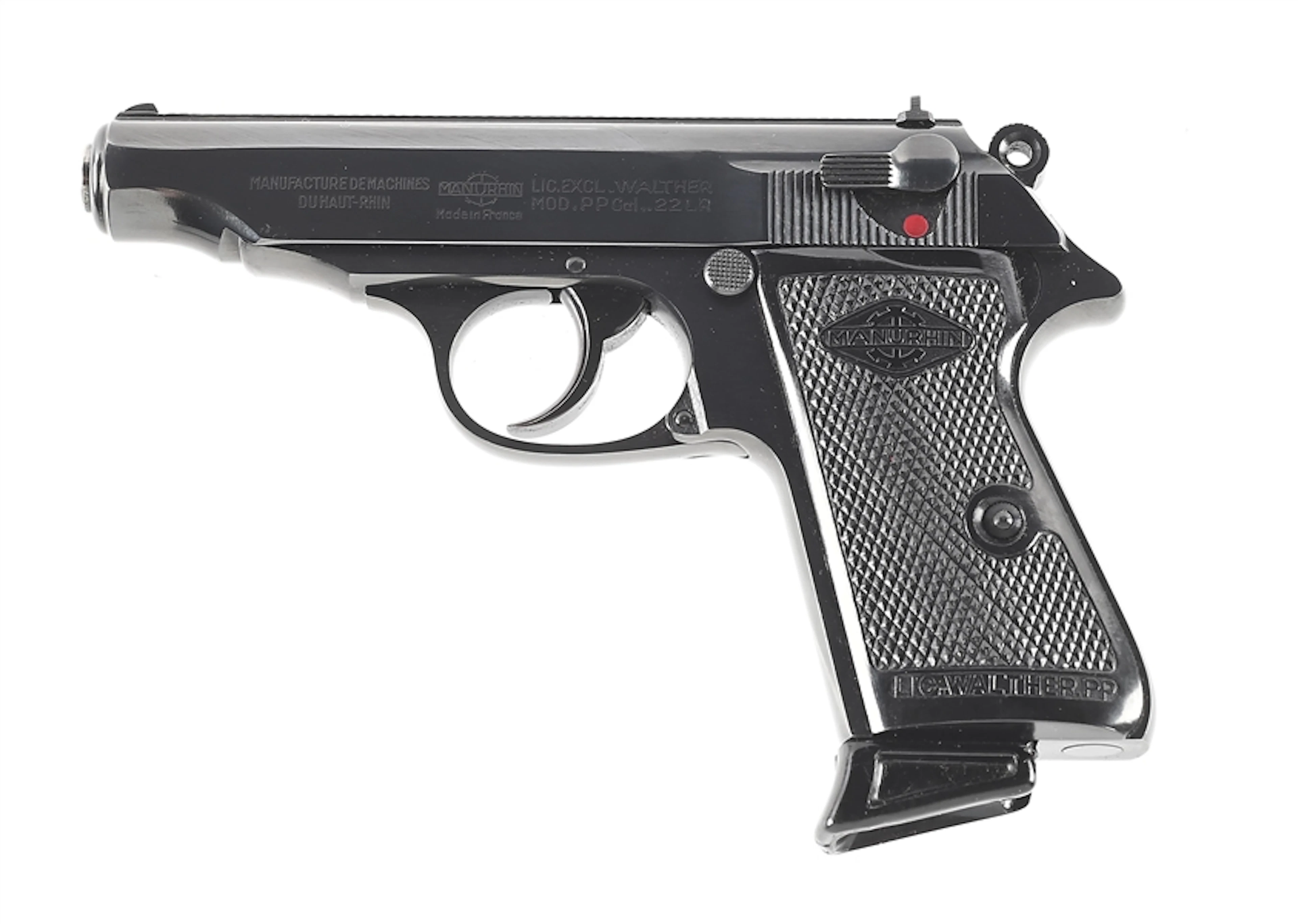 (M) MANURHIN WALTHER PP .22 LR SEMI-AUTOMATIC PISTOL
