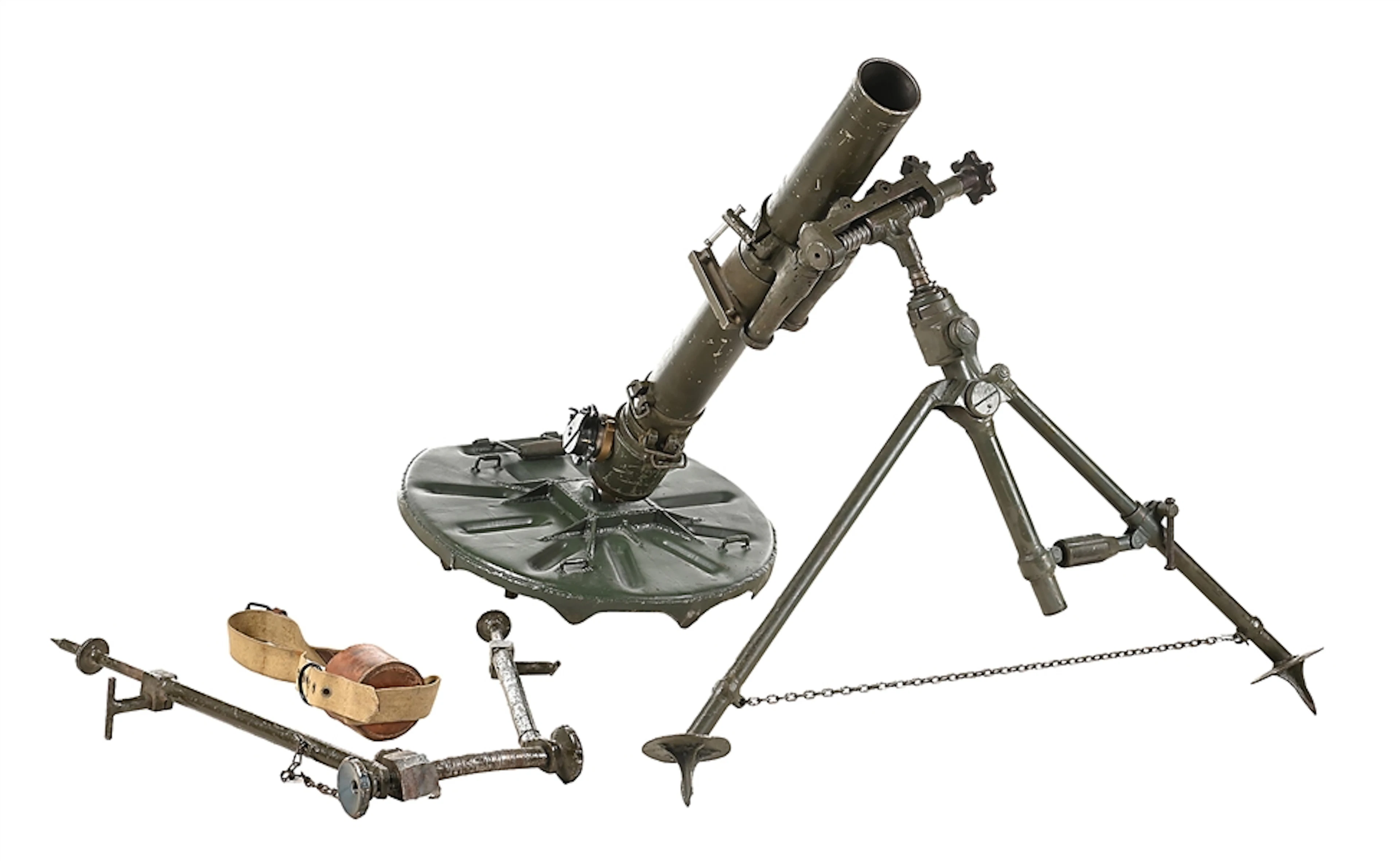 (D) FINNISH 82MM SMOKE MORTAR (DESTRUCTIVE DEVICE).
