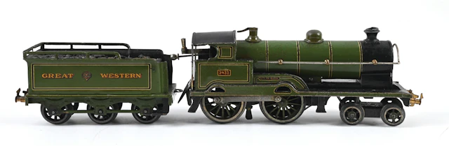 BING O-GA. "CITY OF BATH" #3433 TINPLATE LOCO W/ TENDER