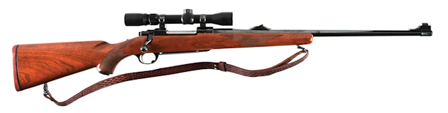 (M) RUGER M77 .338 WIN MAG BOLT ACTION RIFLE.