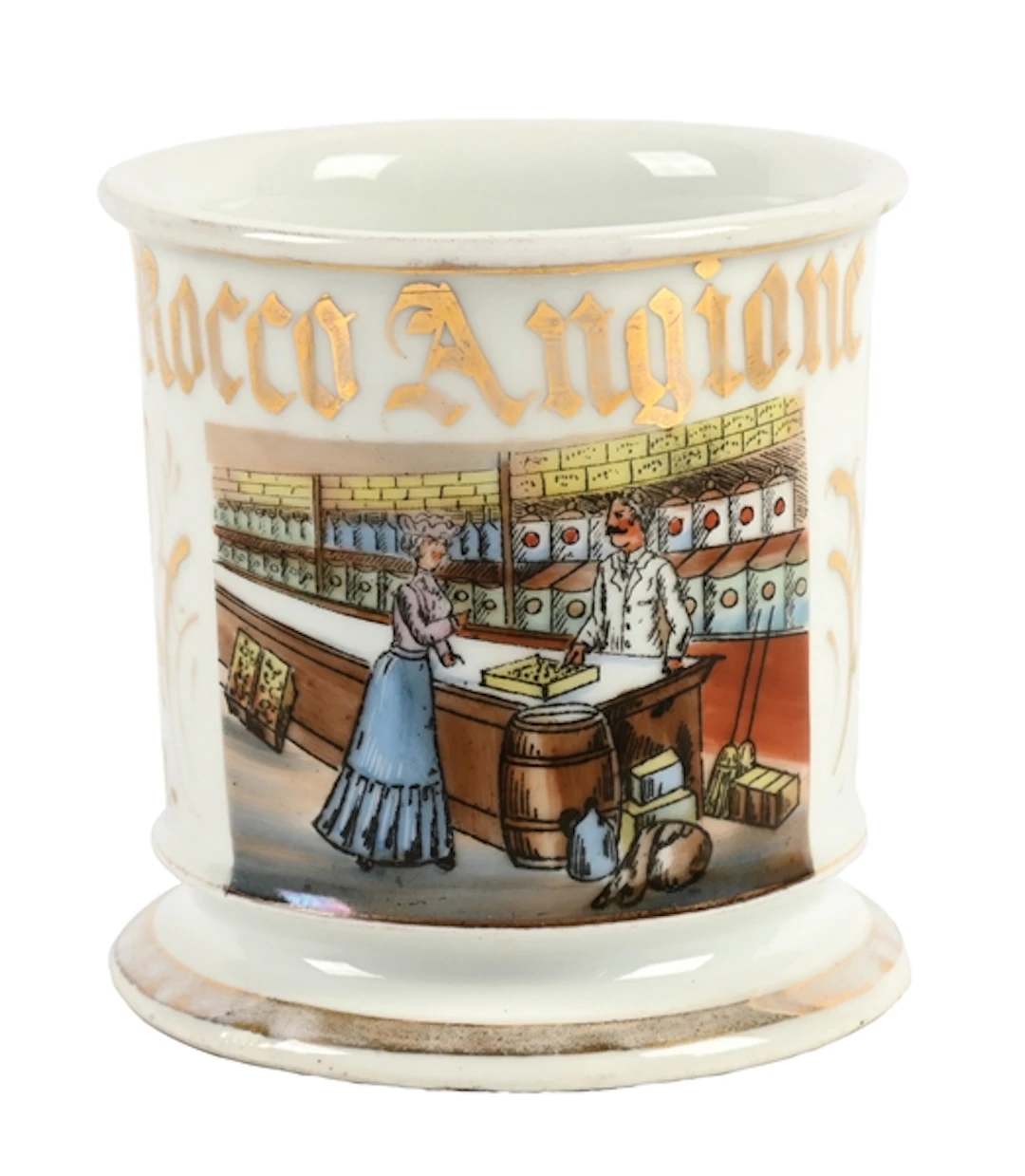 STORE CLERK'S SHAVING MUG