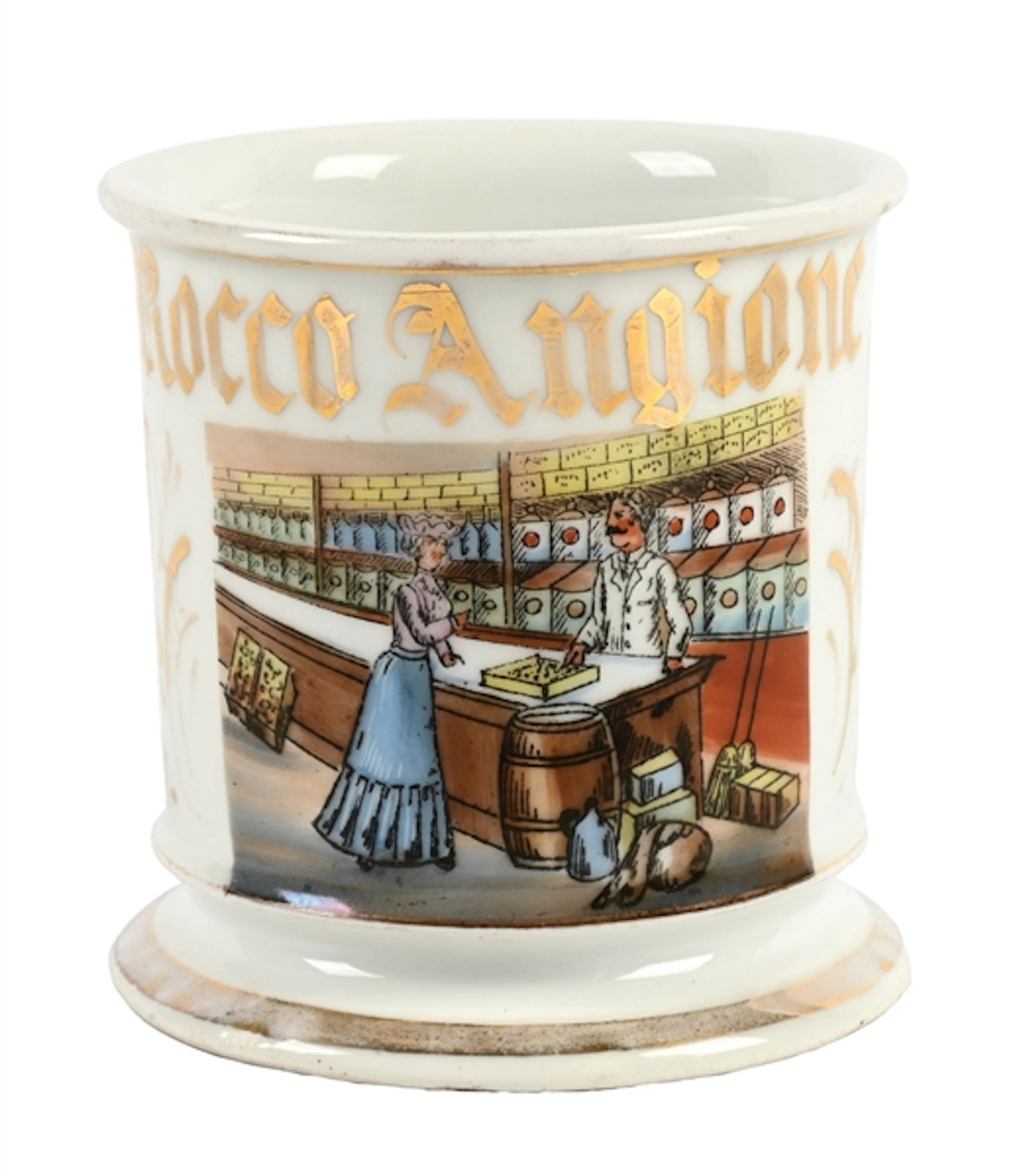 STORE CLERK'S SHAVING MUG
