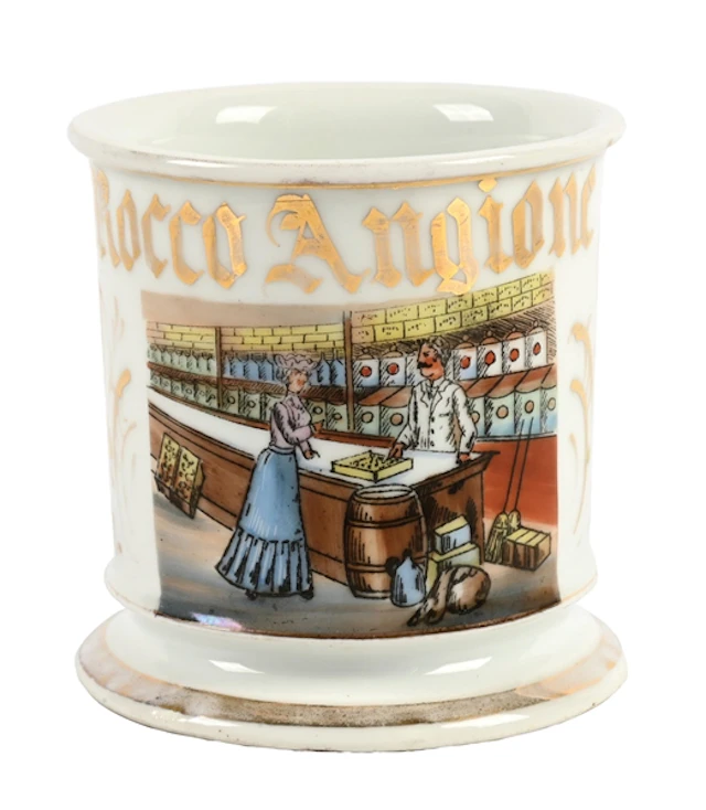 STORE CLERK'S SHAVING MUG