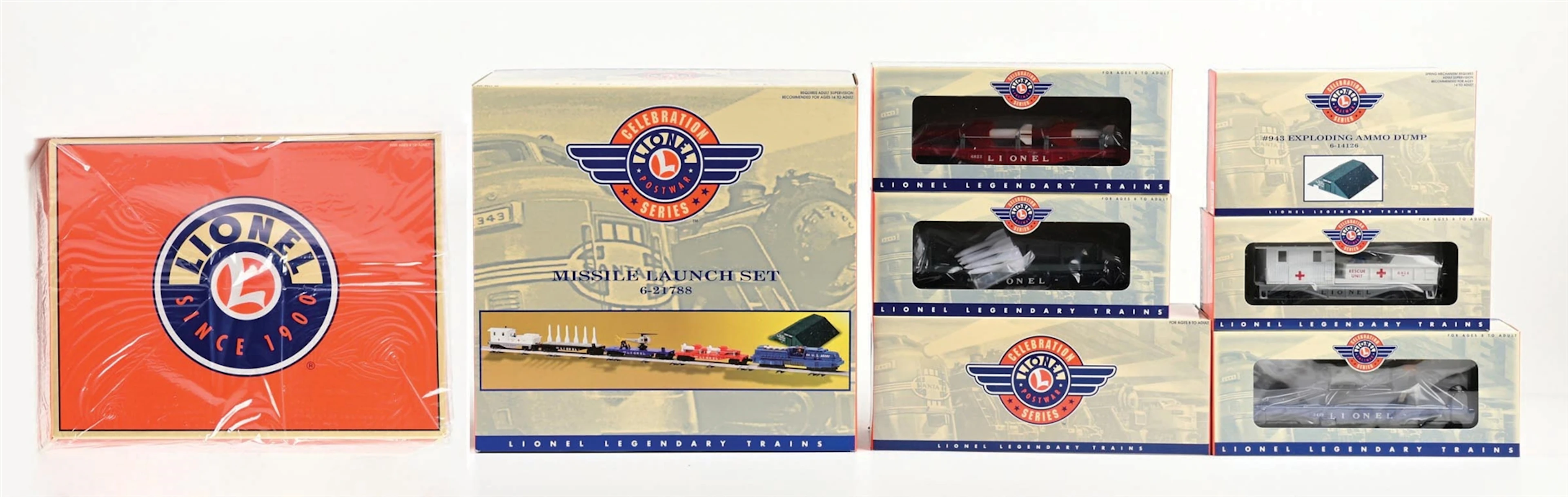 LOT OF 2: LIONEL O-GA. PENNSYLVANIA COAL TRAIN SET & MISSILE LAUNCH