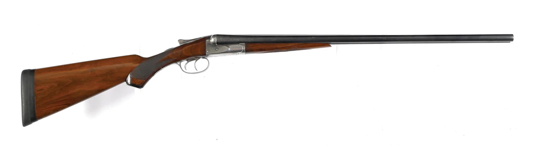 (C) AH FOX STERLINGWORTH 20 BORE SIDE BY SIDE SHOTGUN.