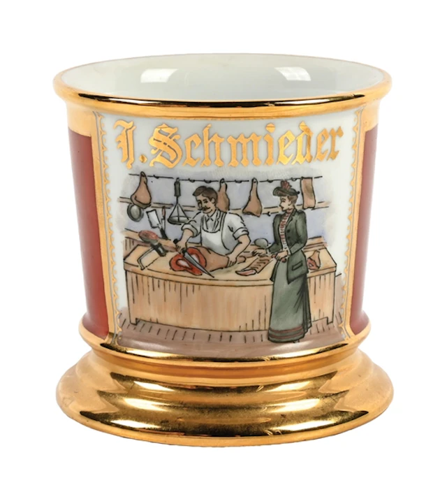 BUTCHER'S SHOP SHAVING MUG