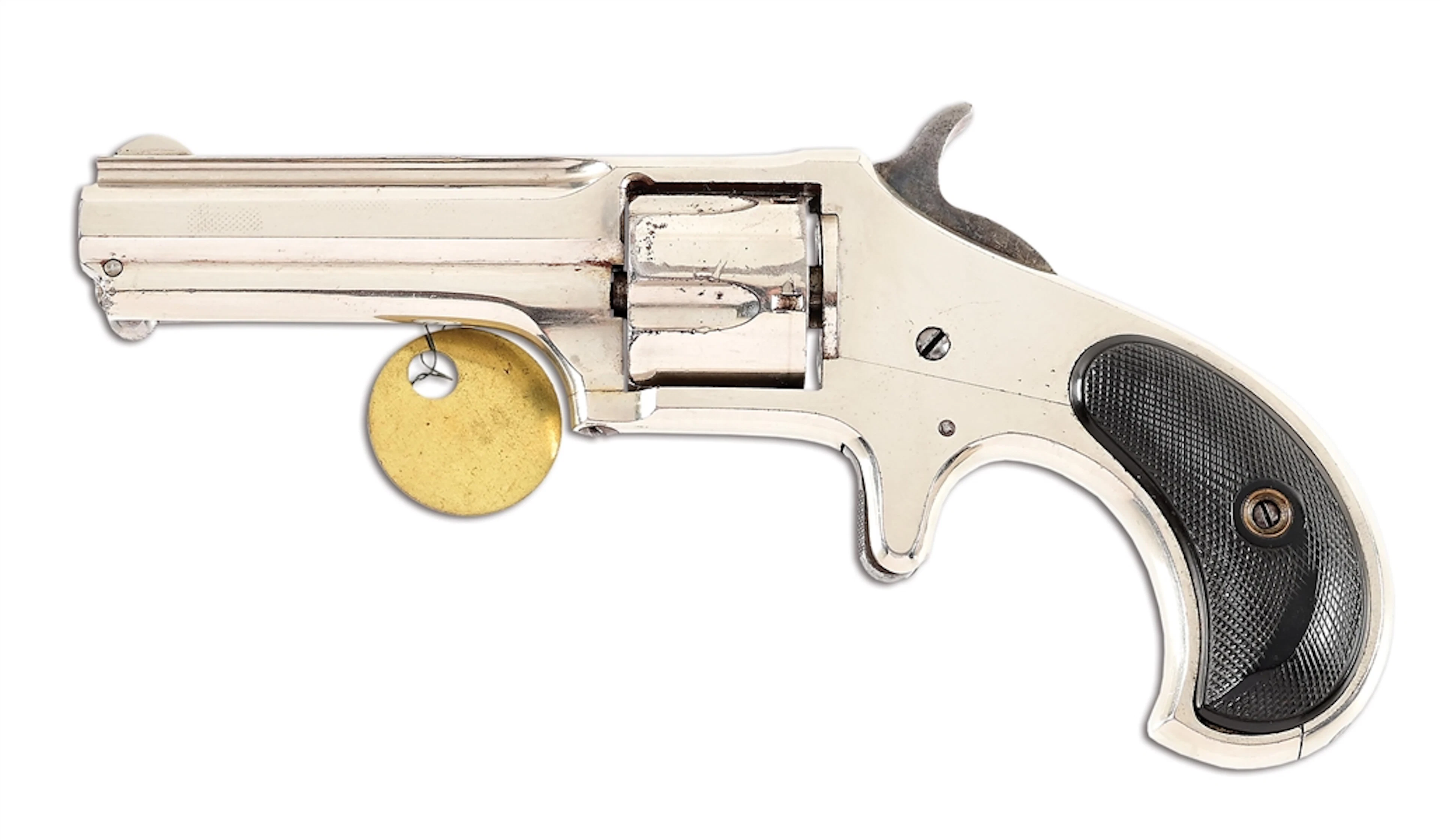 (A) EARLY REMINGTON SMOOT NEW MODEL NO. 1 SINGLE ACTION REVOLVER.