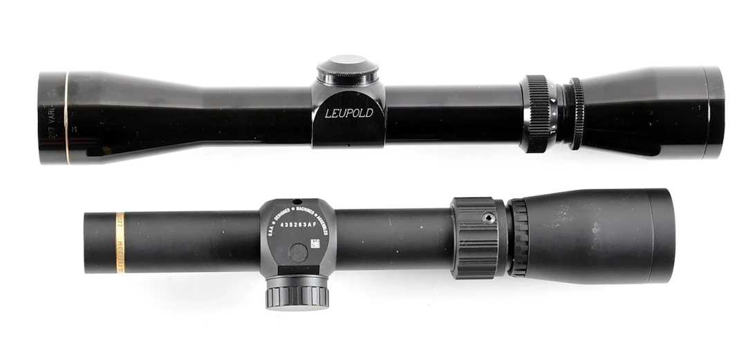 LOT OF 2 LEUPOLD RIFLE SCOPES.