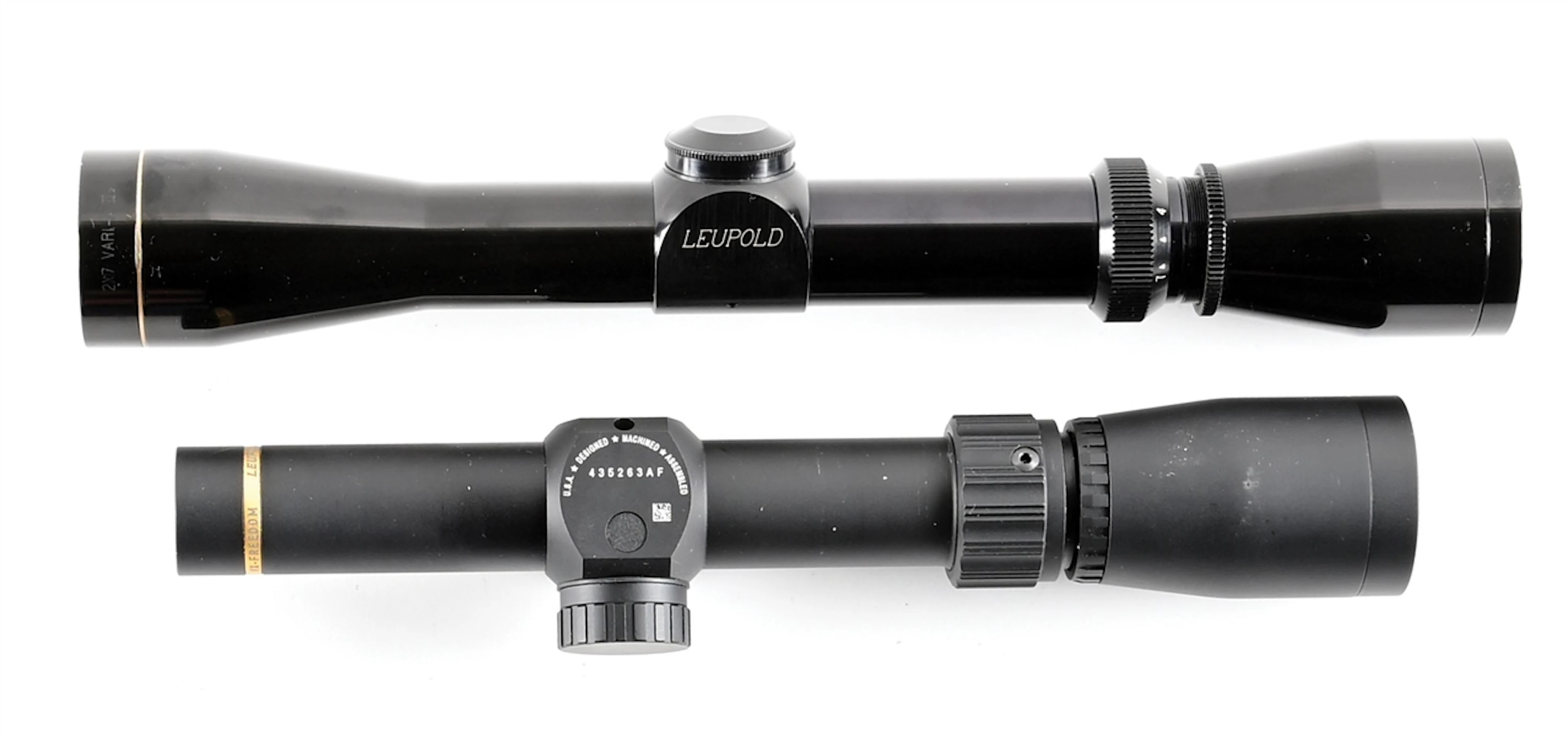 LOT OF 2 LEUPOLD RIFLE SCOPES.